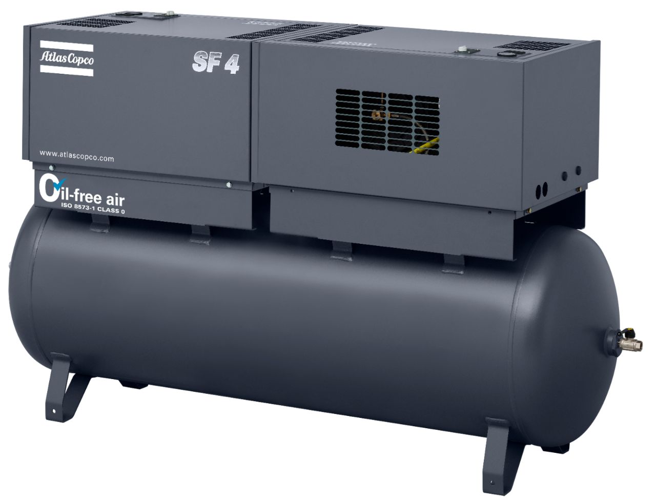 Спиральный компрессор Atlas Copco SF8 8P SKID TWIN (500l)