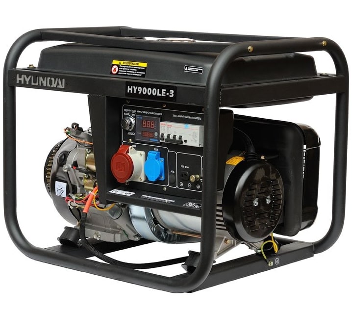 Бензиновый генератор Hyundai HY 9000LE-3