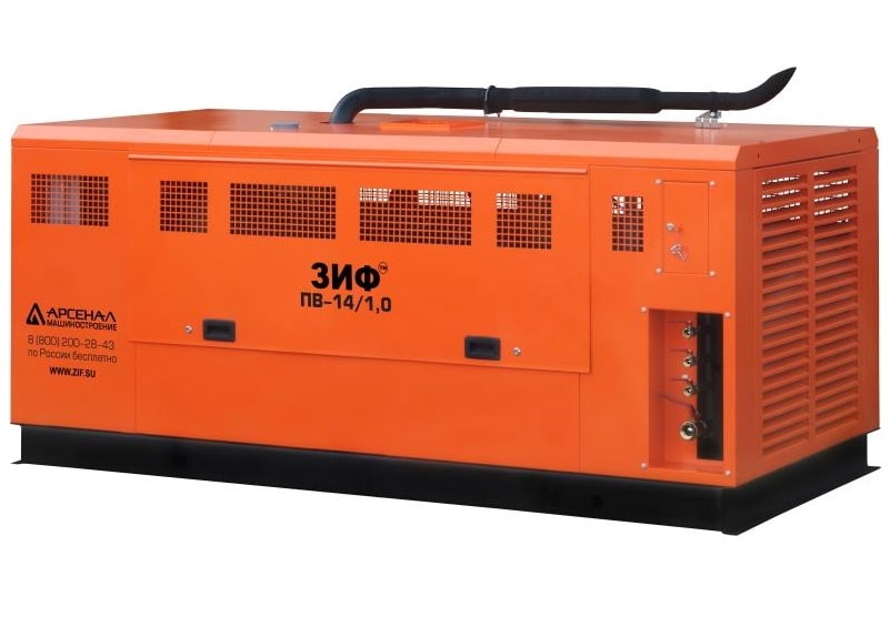 Дизельный компрессор ЗИФ ПВ-28/1,6
