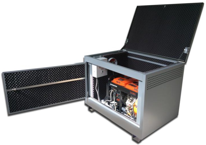 Бензиновый генератор RID RS 7000 PE в контейнере