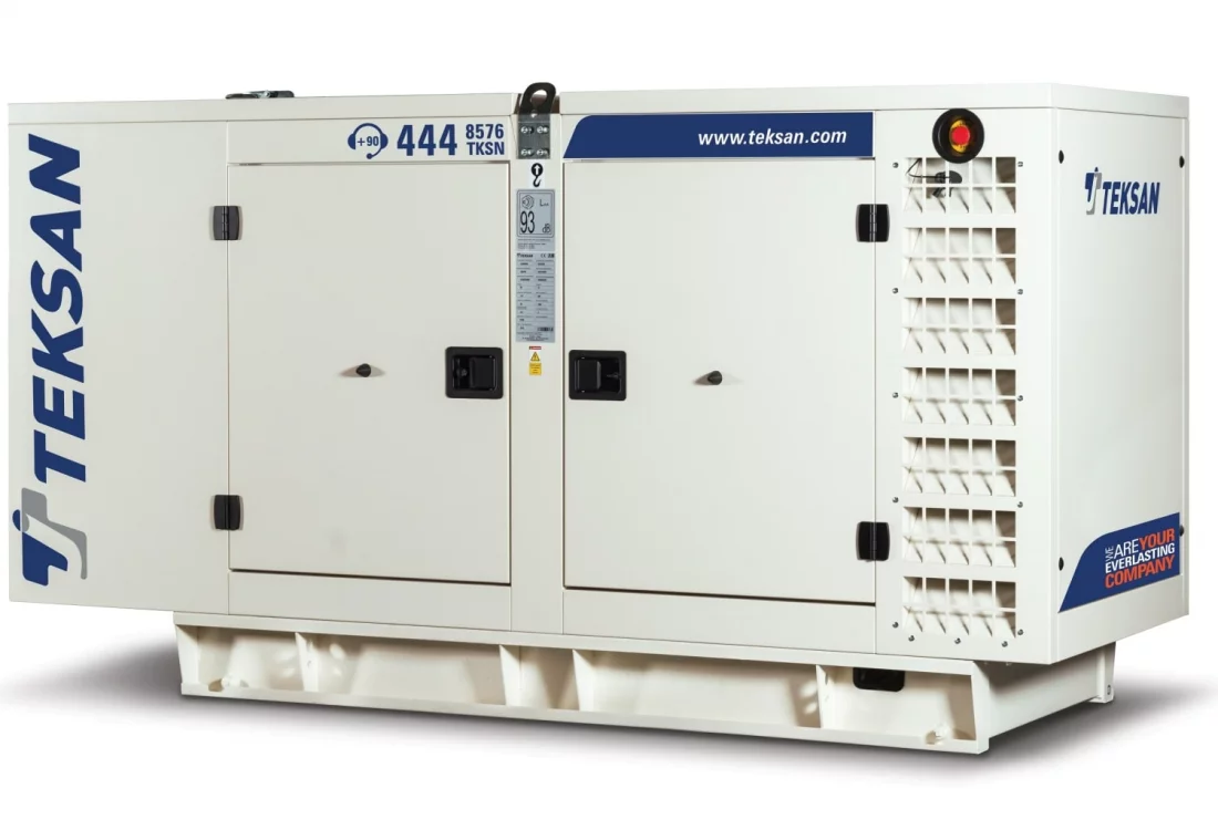 Дизельный генератор Teksan TJ580DW5C в кожухе