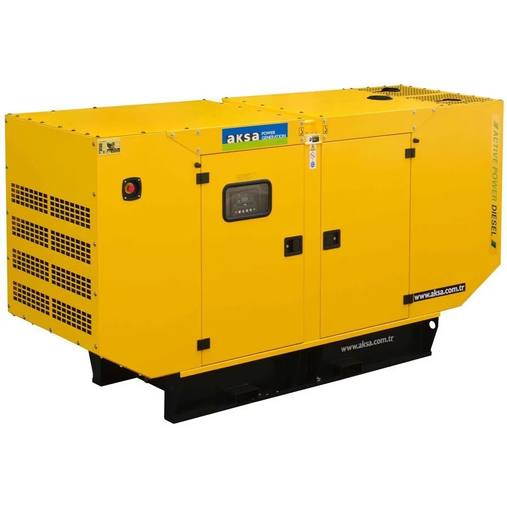 Дизельный генератор Aksa APD-275C в кожухе