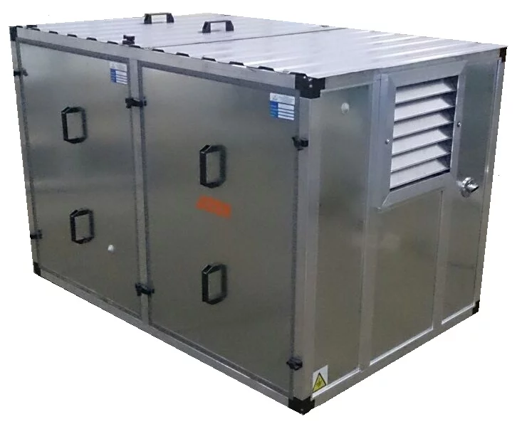 Бензиновый генератор Pramac S12000 3 фазы в контейнере