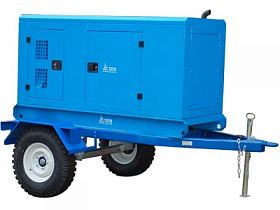 Дизельный генератор ТСС АД-40С-Т400-2РКМ19 на шасси с АВР — фото 1