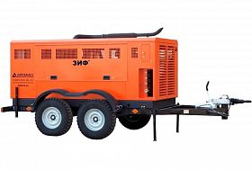 Дизельный компрессор ЗИФ ПВ-10/1,5 на шасси — фото 1