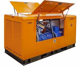 Винтовой компрессор ЗИФ СВЭ 10,6/0,7  в кожухе на шасси — фото 6