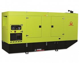 Дизельный генератор Pramac GSW 630DO в кожухе с АВР — фото 1